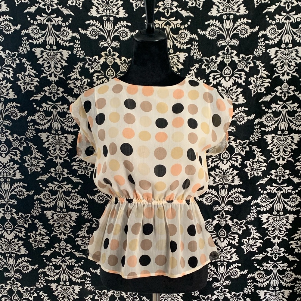 🦇 Vintage Forever 21 Peplum Blouse 🦇